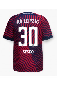 Fotbalové Dres RB Leipzig Benjamin Sesko #30 Venkovní Oblečení 2023-24 Krátký Rukáv